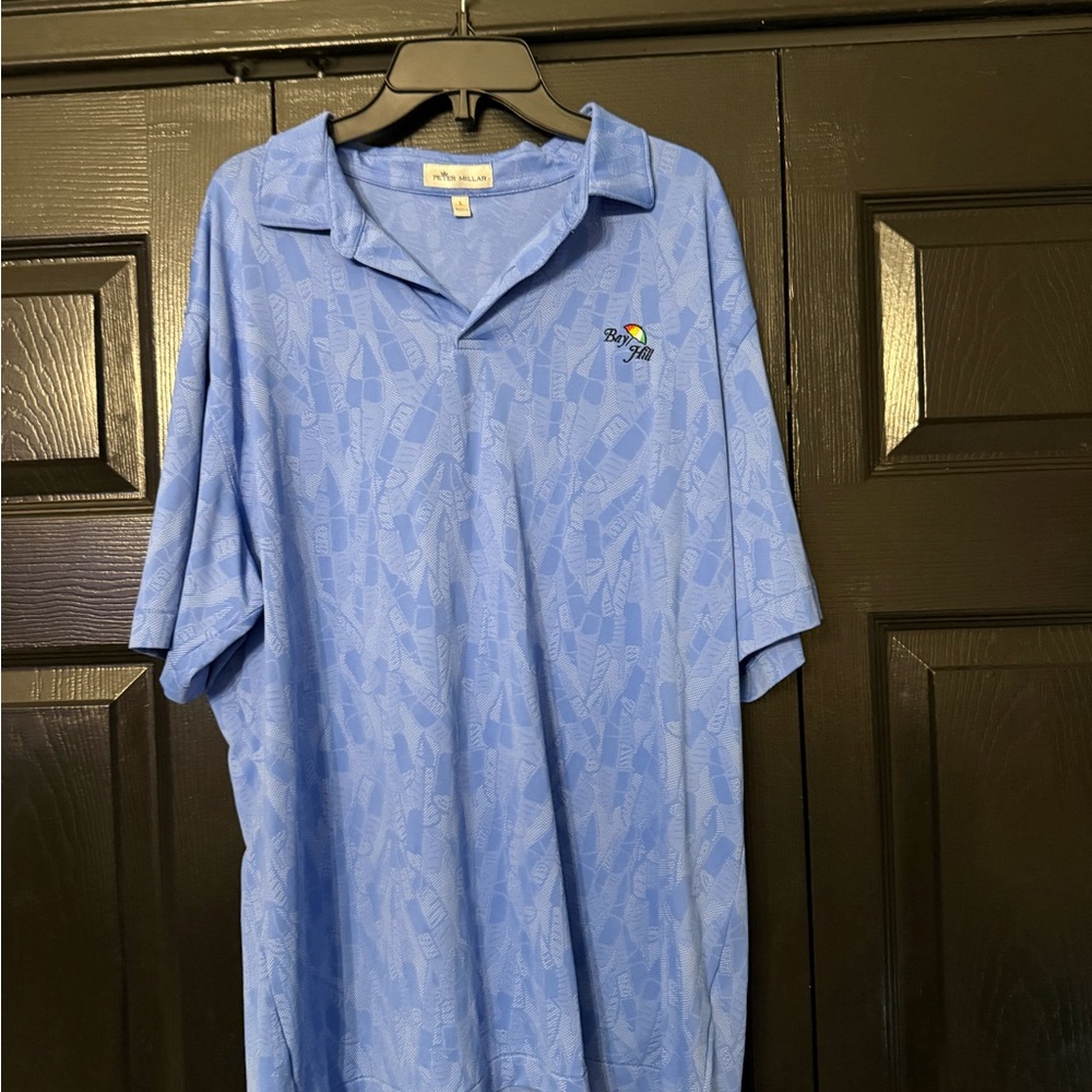 Peter Millar Men's Blue Polo Shirt Bay Hill Golf Club